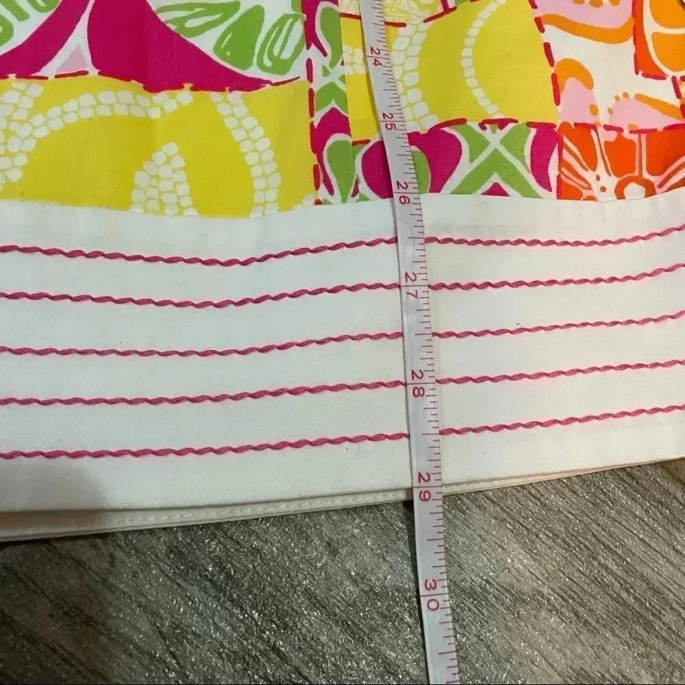 Lilly Pulitzer Happiest Hour print Strapless shift dress floral  Women’s size 4 - Picture 7 of 10